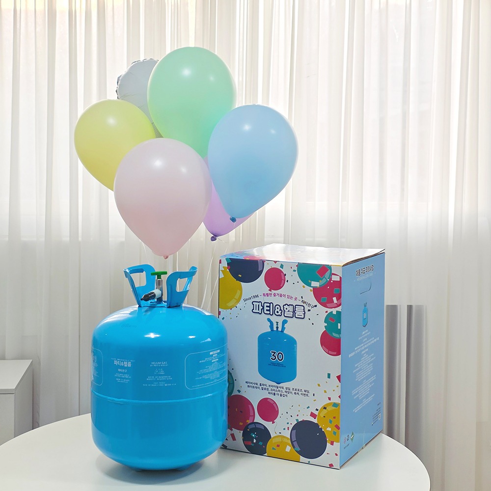 일회용 헬륨가스 22.4L (12인치 30개용)일회용 헬륨가스 22.4L (12인치 30개용)